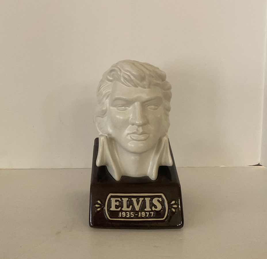 Photo 3 of EMPTY MCCORMICK  ELVIS DECANTER HEAD BUST 1977