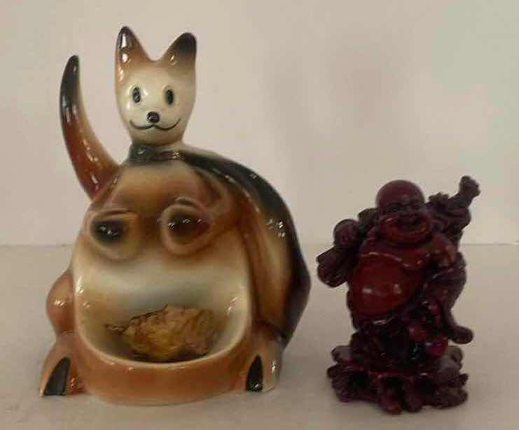 Photo 3 of HOME DECOR VINTAGE KANGAROO STATUE AND VINTAGE BUDDHA