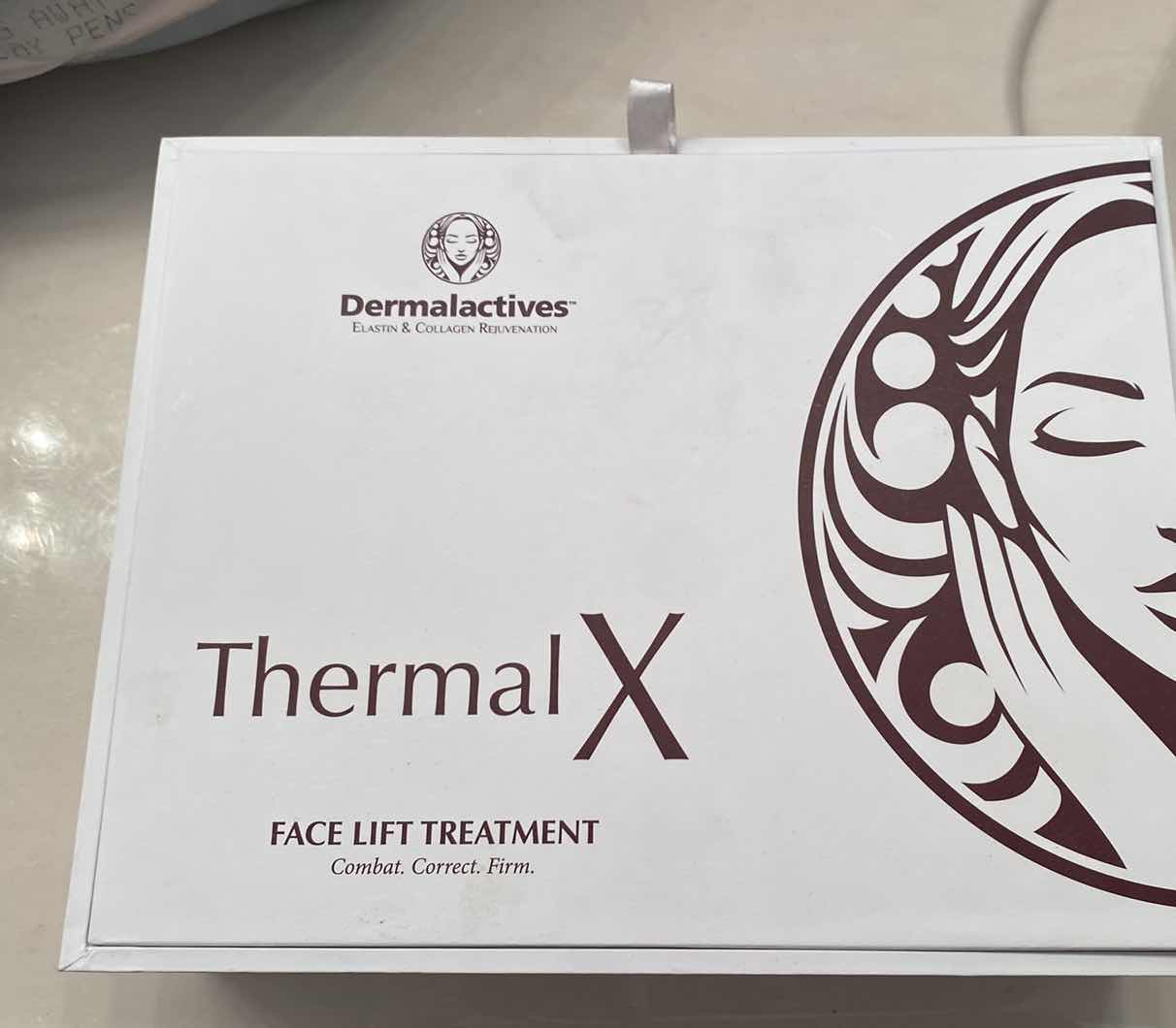 Photo 1 of DERMALECTIVES THERMAL X FACE LIFT TREATMENT - SERUM MISSING, CREAM OPEN, MASK SEALED