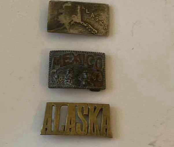 Photo 1 of 3-METAL BELT BUCKLES