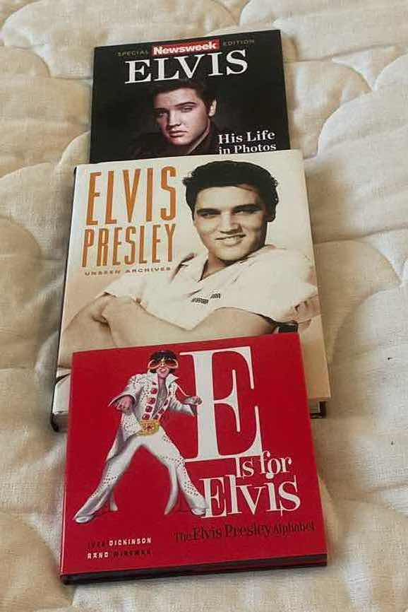 Photo 1 of 3-ELVIS PRESLEY HARDBACK BOOKS