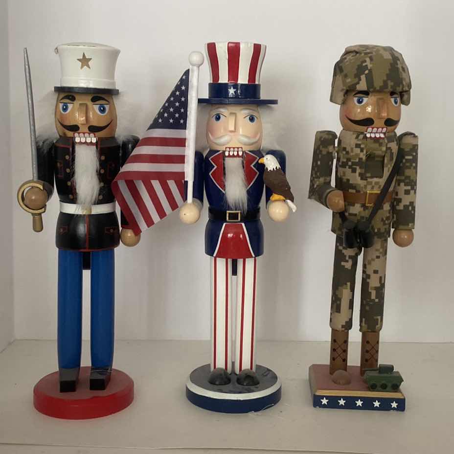 Photo 1 of PATRIOTIC  NUTCRACKERS H14”