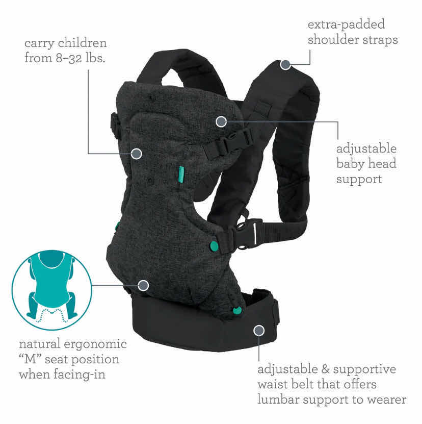 Photo 2 of BLACK INFANTINO BABY CARRIER