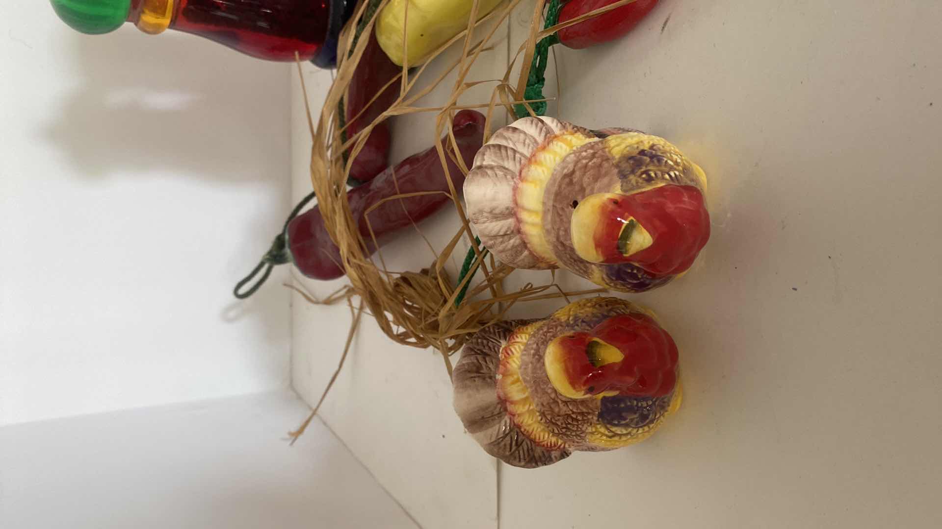 Photo 2 of KITCHEN DECOR - CERAMIC PEPPERS & SALT & PEPPER