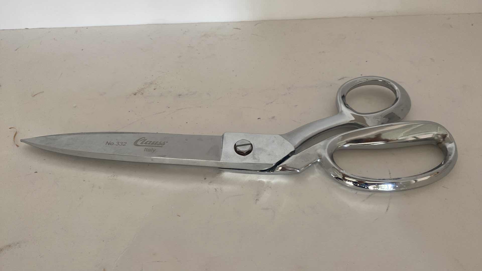 Photo 1 of LARGE CLAUSS STAINLESS SCISSORS MADE IN ITALY 13”