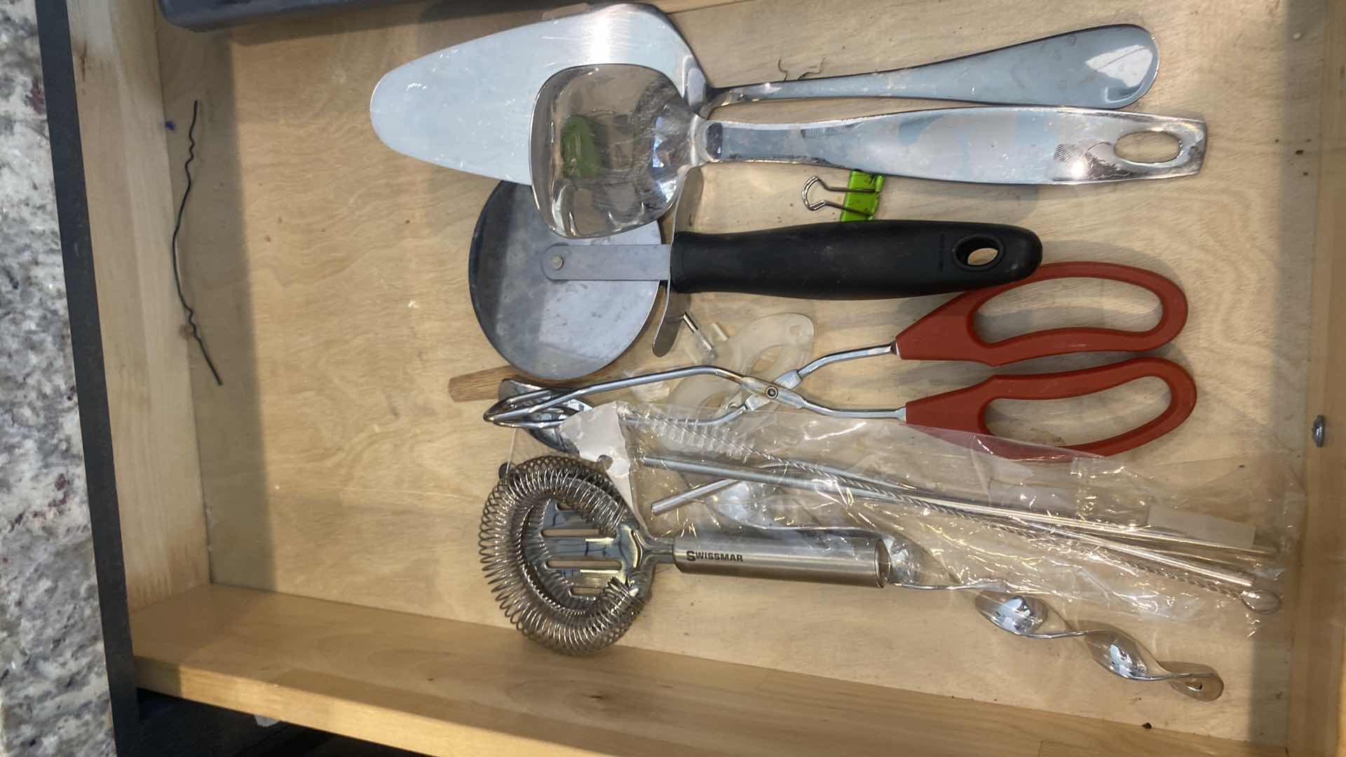 Photo 2 of CONTENTS KITCHEN CABINET-SILVERWARE & KITCHEN TOOLS