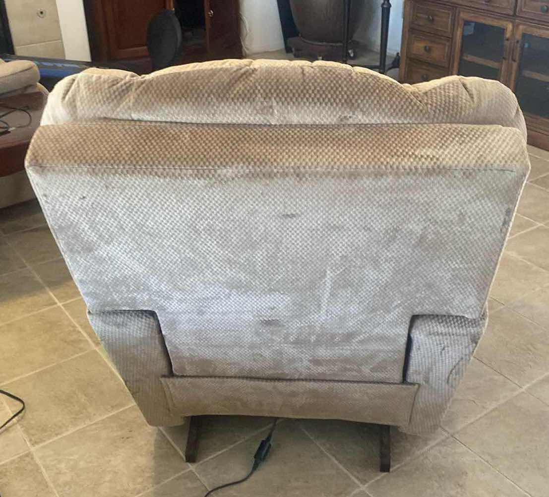 Photo 1 of LAZY BOY TAN FABRIC POWER RECLINER WITH REMOTE
