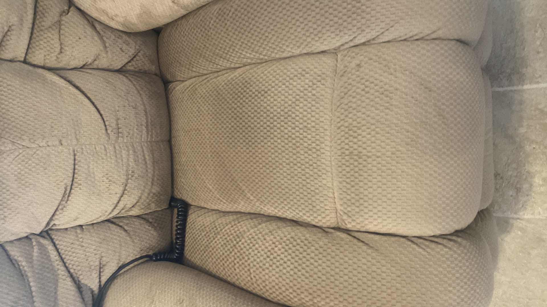Photo 1 of LAZY BOY TAN FABRIC POWER RECLINER WITH REMOTE