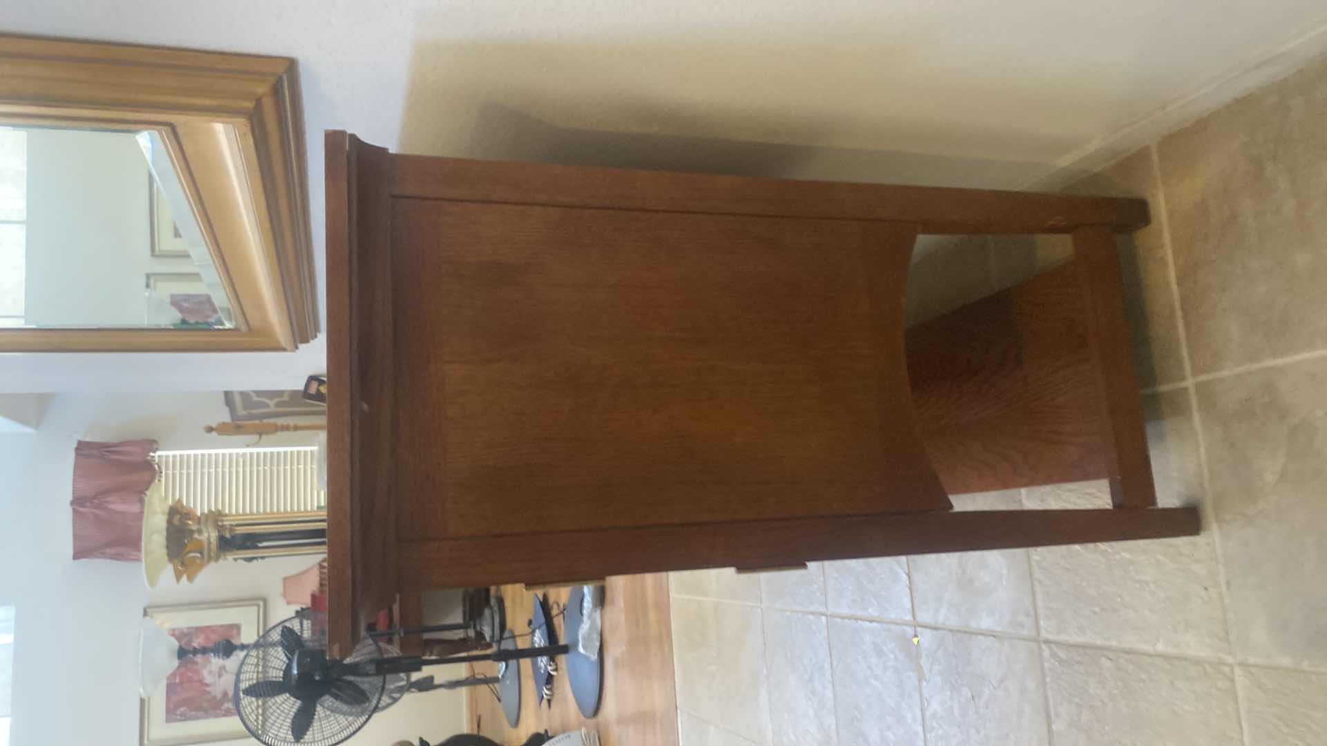 Photo 1 of OAK WOOD BUFFET/SIDEBOARD 57 1/2“ x 17“ H36 1/2”