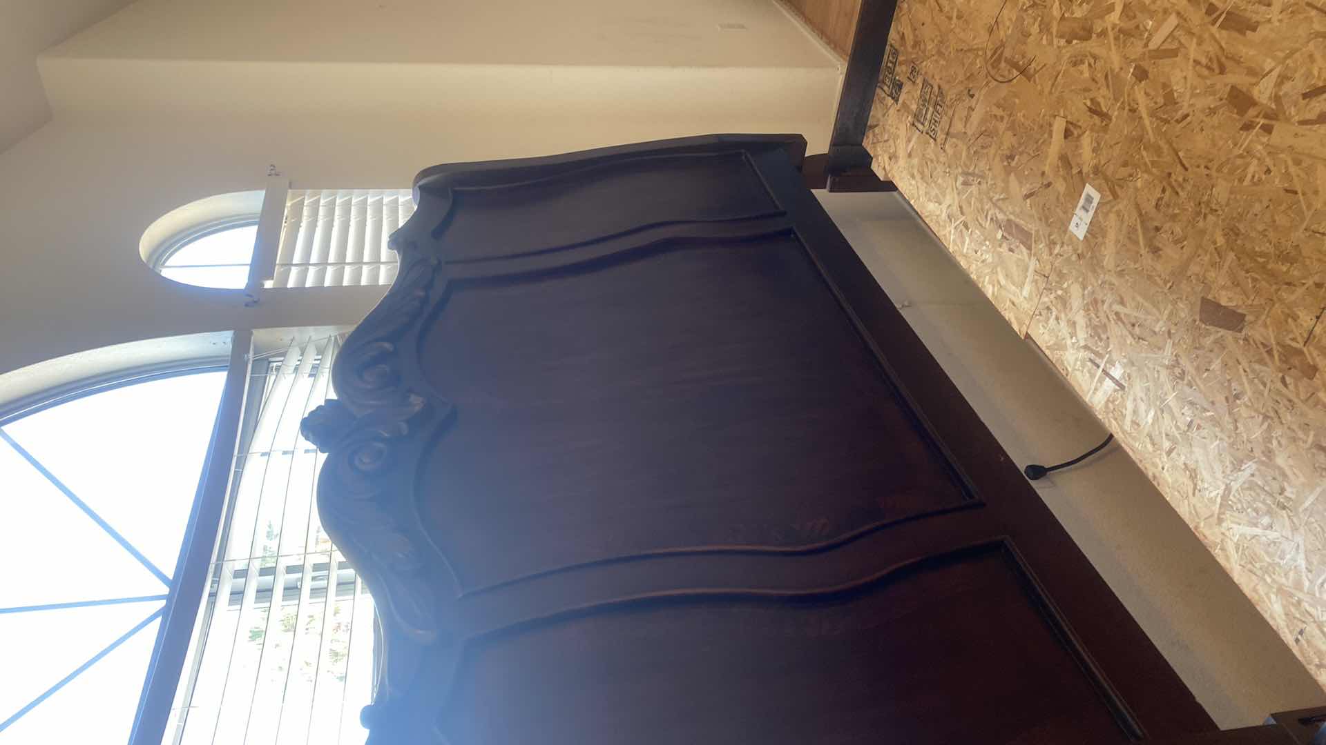 Photo 1 of EASTERN/CAL KING WOOD SLEIGH BED - FRAME ONLY 85“ x 95“ H74”