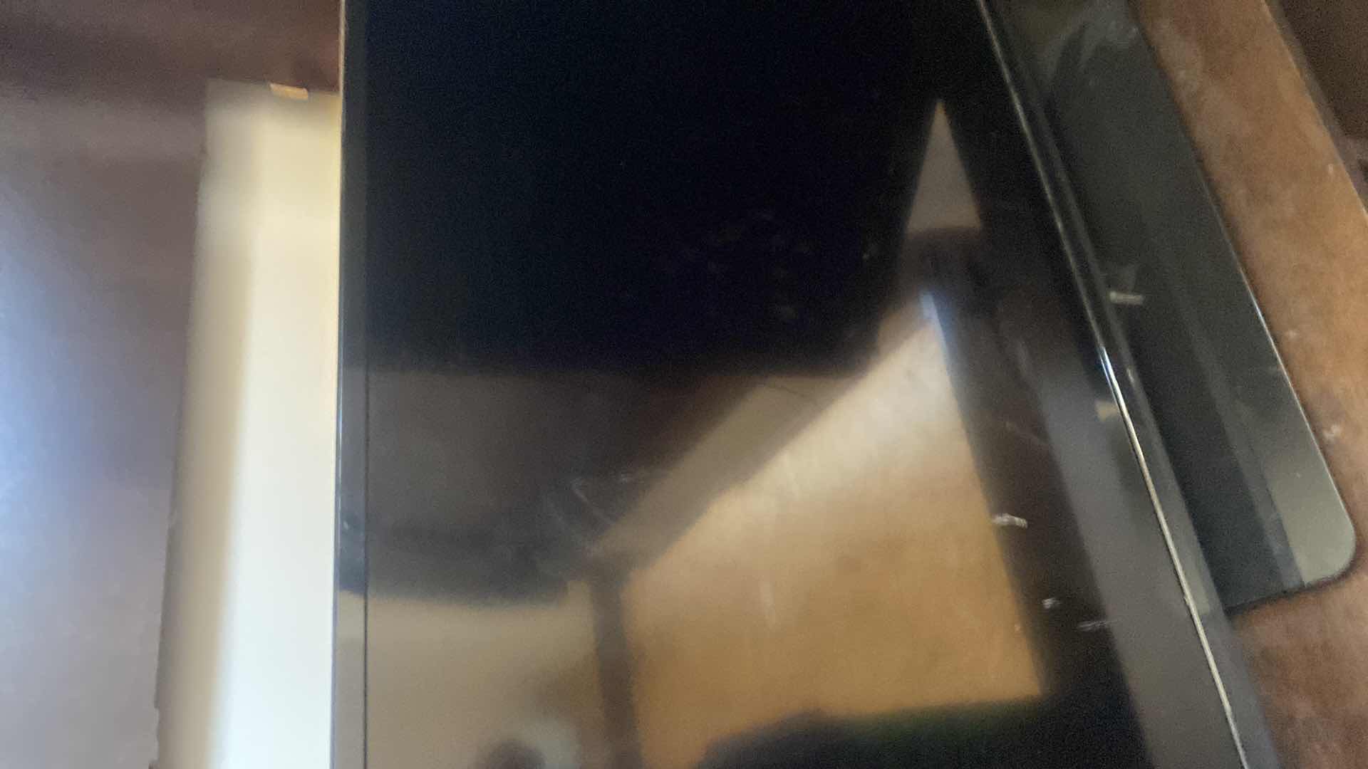 Photo 1 of WOOD ENTERTAINMENT CENTER INCLUDES VIZIO TV - ANO REMOTE - DOORS NEED ADJUSTMENT 46” x 22” H78”