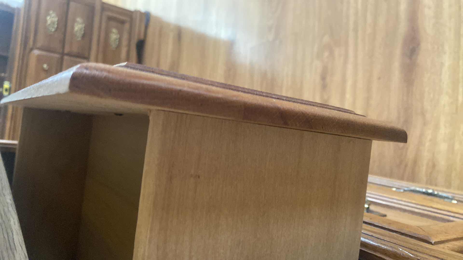 Photo 1 of BROYHILL OAK WOOD 5 DRAWER CHEST