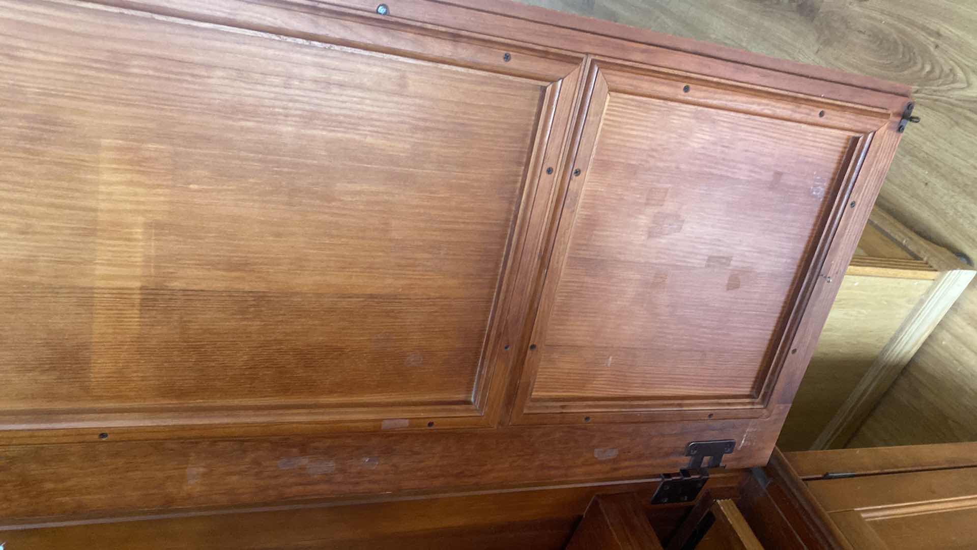 Photo 1 of CHERRY TWO DOOR ENTERTAINMENT CENTER 40 1/2“ x 22“ H76”