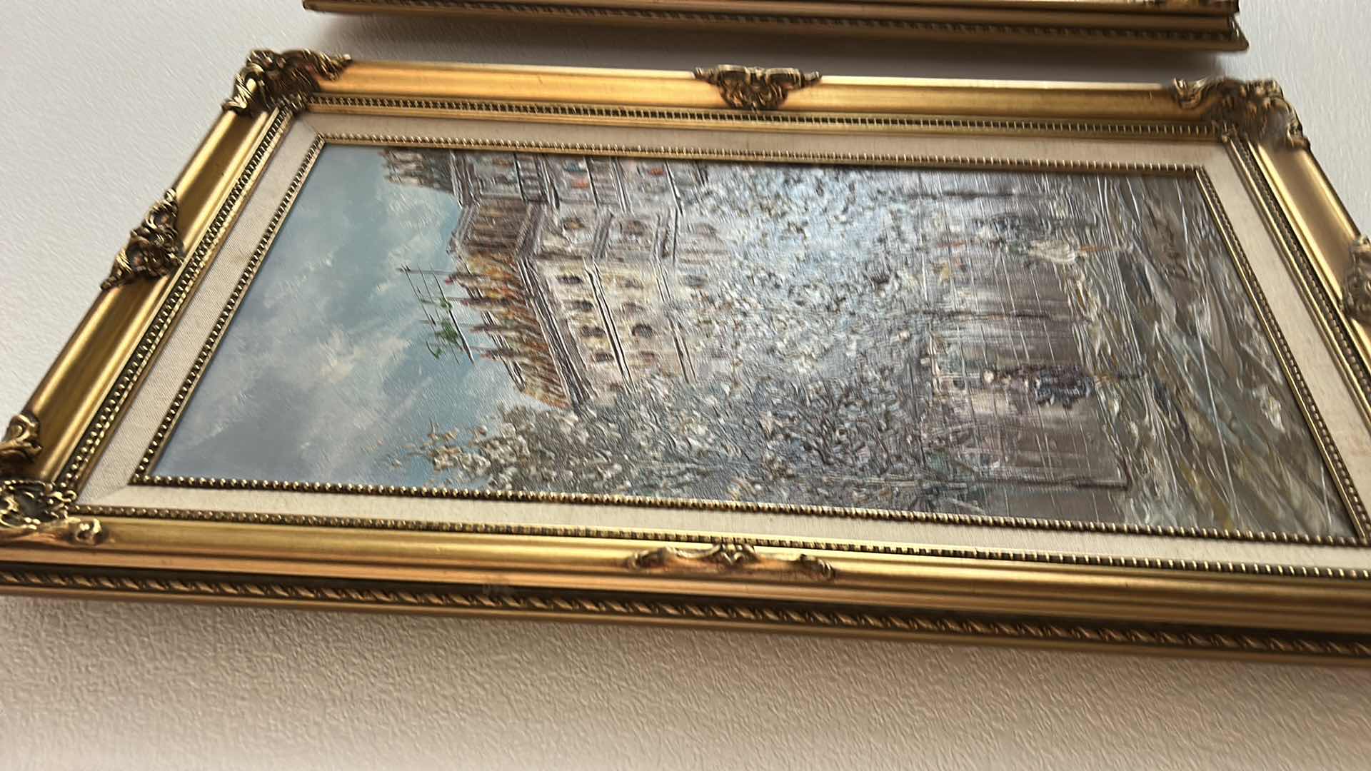 Photo 1 of FRAMED OIL ON CANVAS, SIGNED BURRETT ARTWORK 17” x H29”
