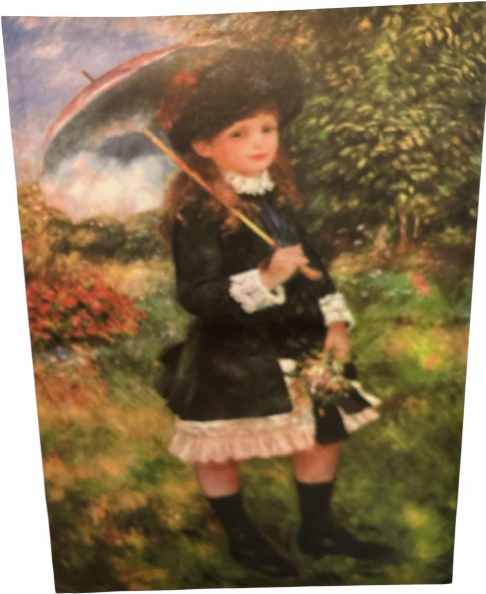 Photo 1 of STRETCHED CANVAS, DEPICTING PIERRE-AUGUSTE RENOIRS FAMOUS PAINTING, “YOUNG GIRL” ARTWORK 2’ x H32”