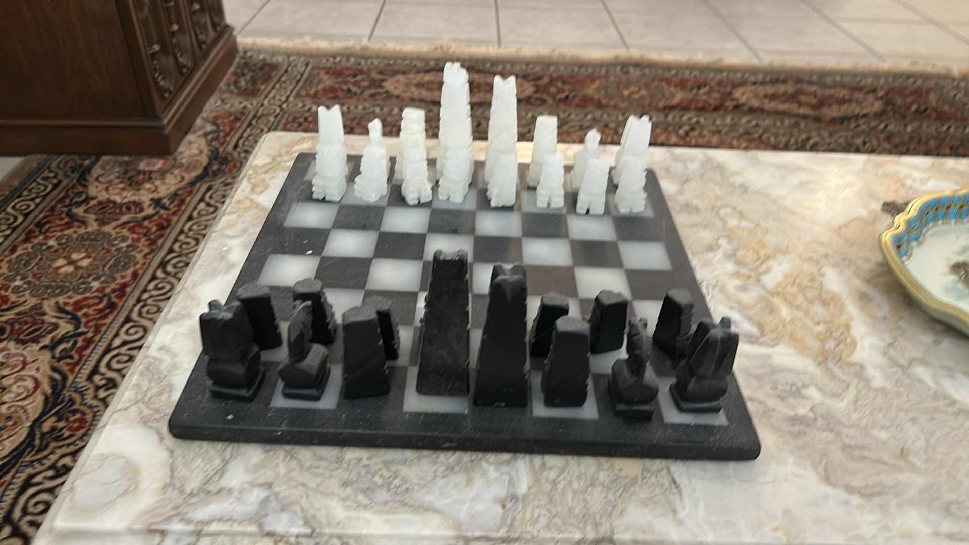 Photo 1 of ONYX CHESS BOARD 14”