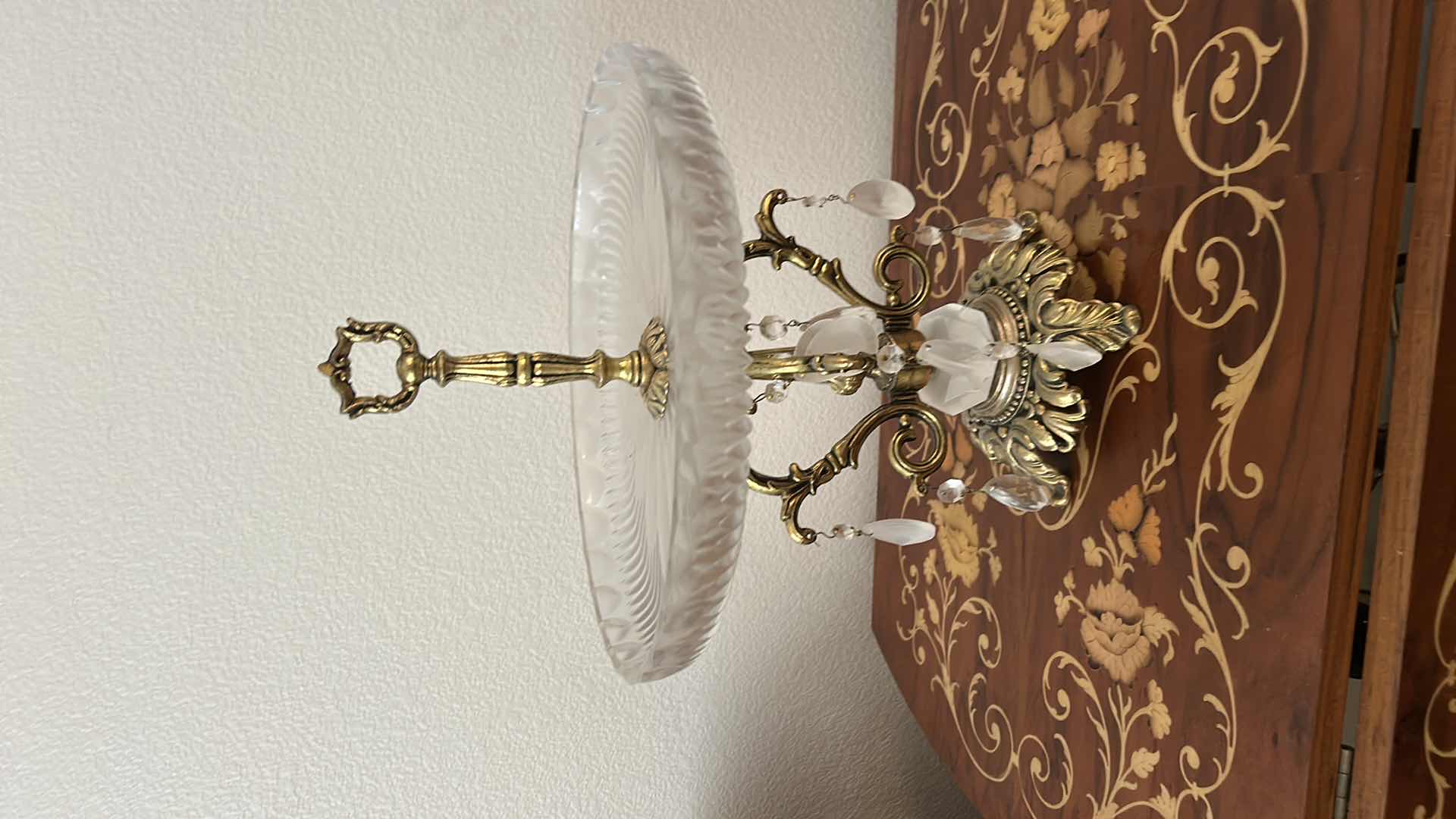 Photo 1 of VINTAGE 2-TIERED SERVING STAND H15”