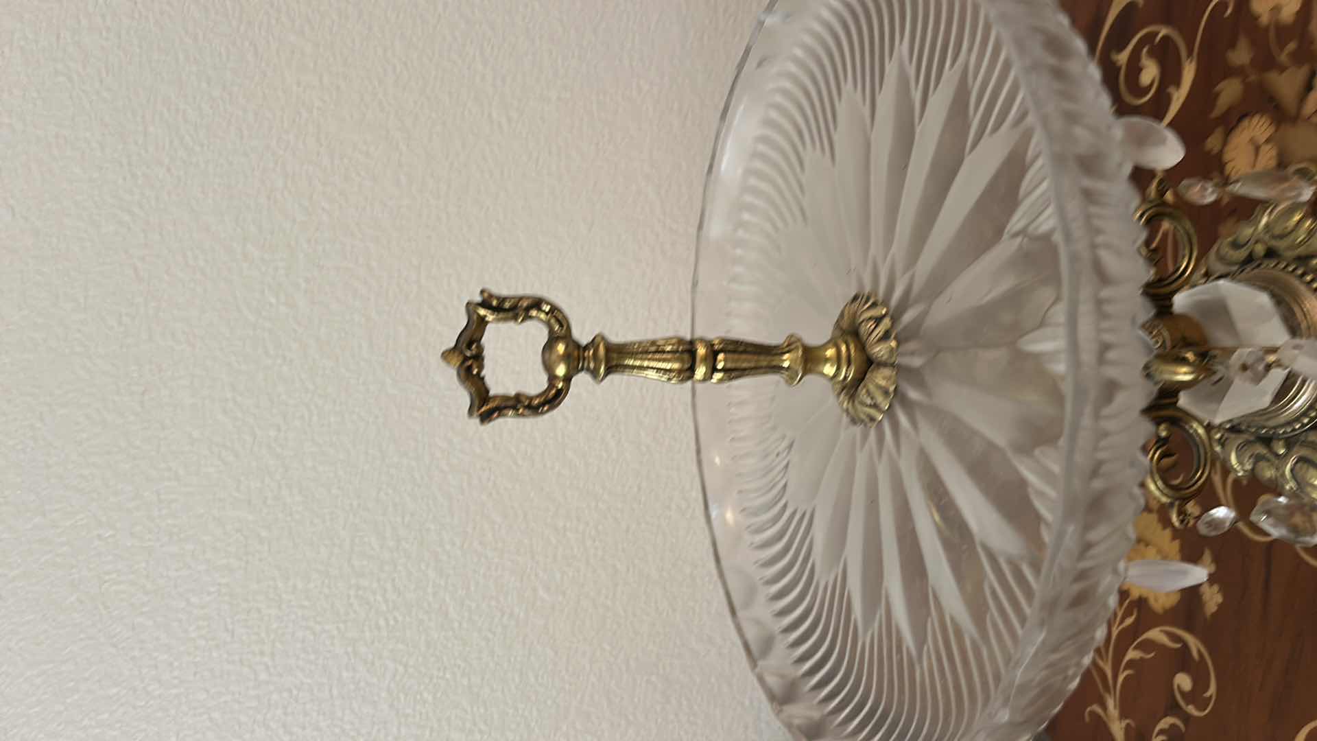 Photo 1 of VINTAGE 2-TIERED SERVING STAND H15”