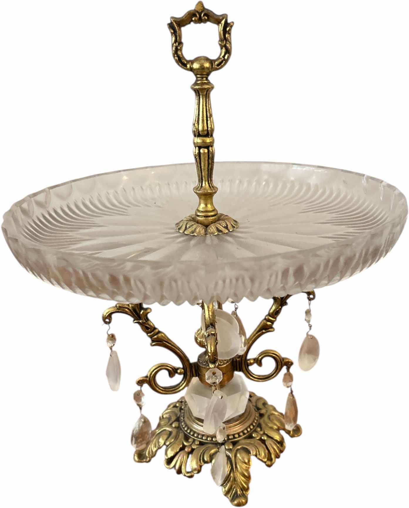Photo 1 of VINTAGE 2-TIERED SERVING STAND H15”