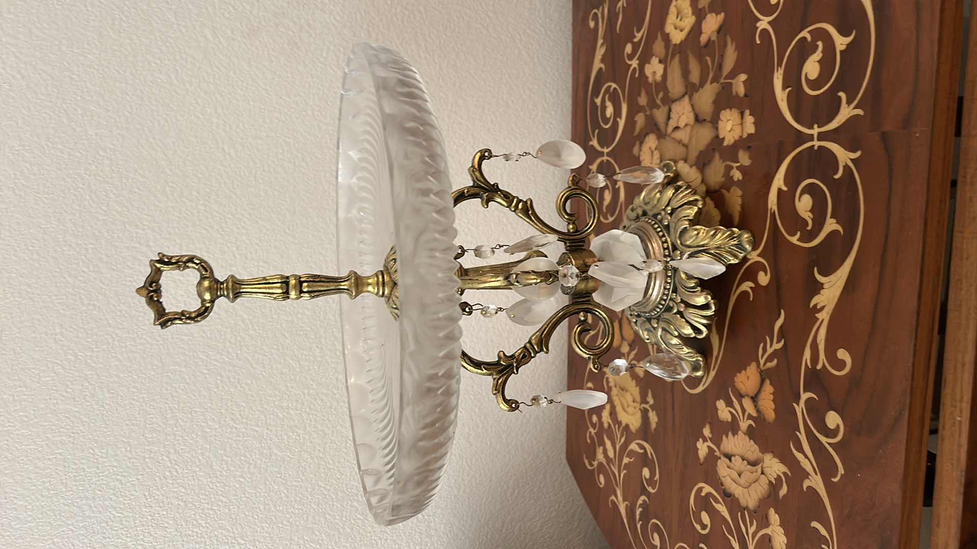 Photo 1 of VINTAGE 2-TIERED SERVING STAND H15”
