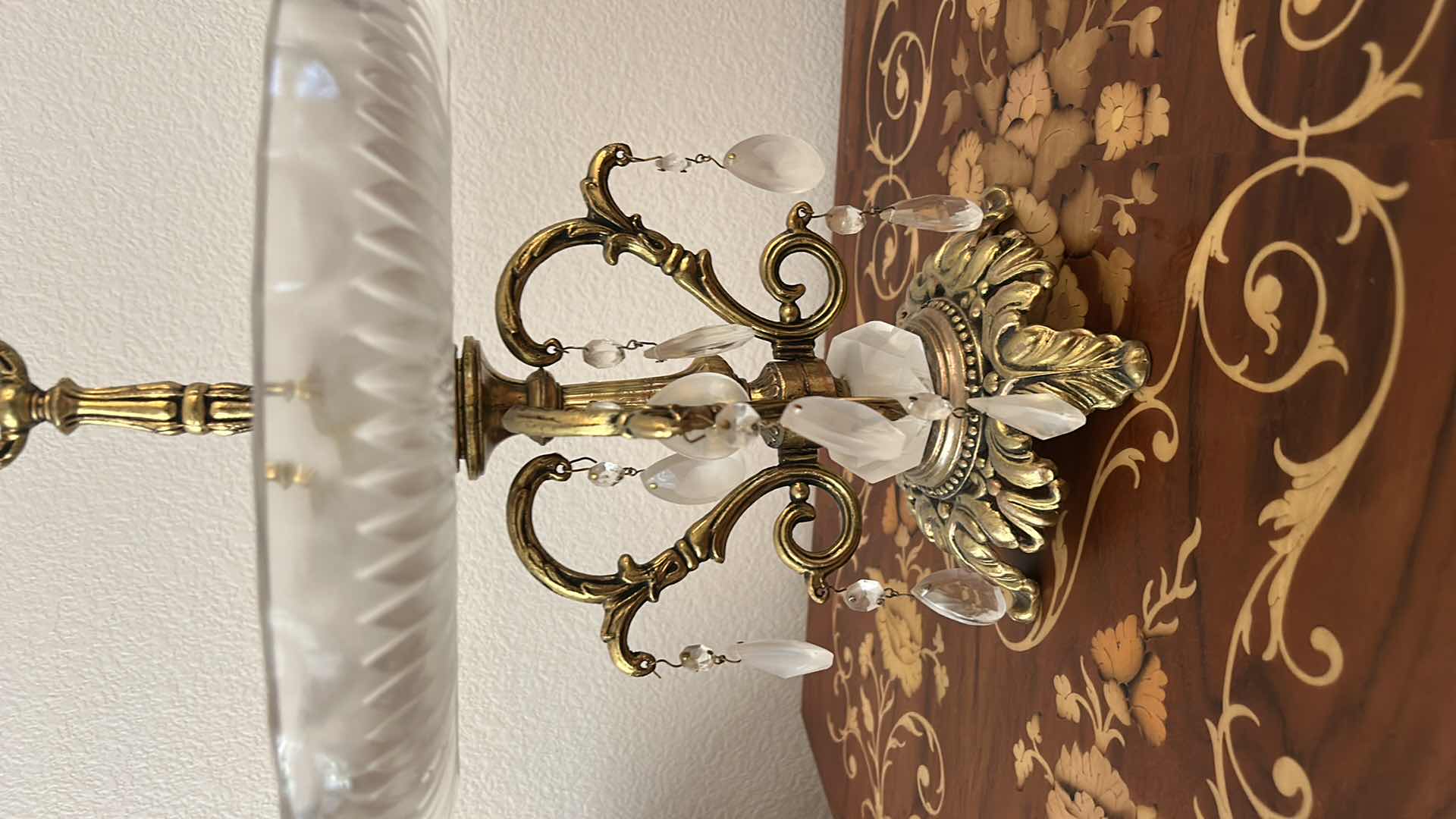 Photo 1 of VINTAGE 2-TIERED SERVING STAND H15”