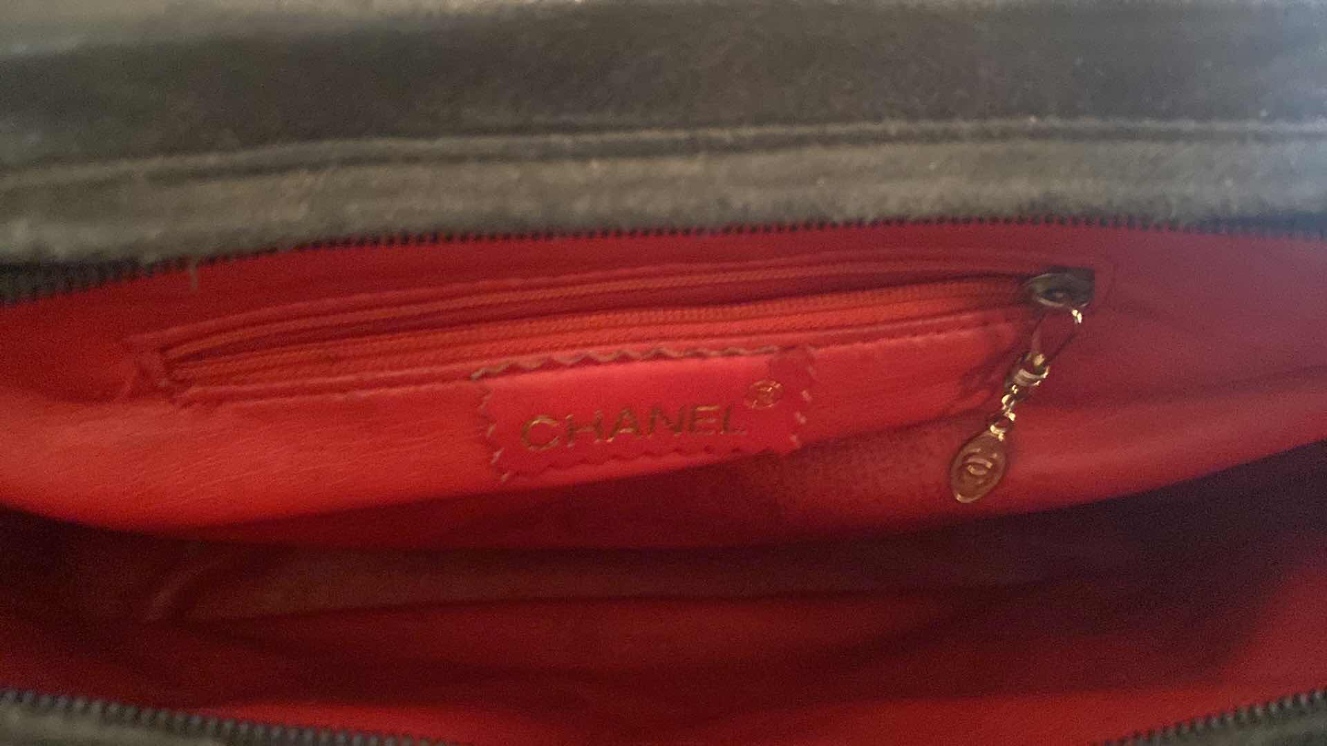 Photo 1 of VINTAGE CHANNEL SHOULDER HANDBAG - LINING REQUIRES REPAIR 11” x 7”