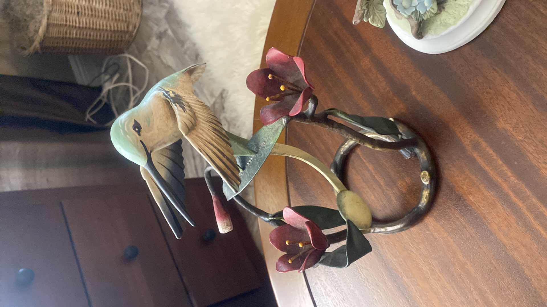 Photo 1 of 2 CERAMIC BIRD FIGURINES TALLEST 11”