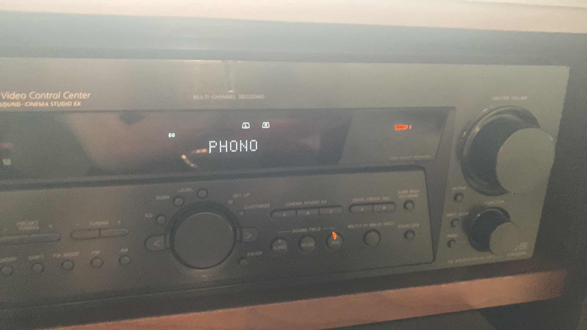 Photo 1 of SONY DIGITAL AUDIO VIDEO CONTROL CENTER WITH REMOTE