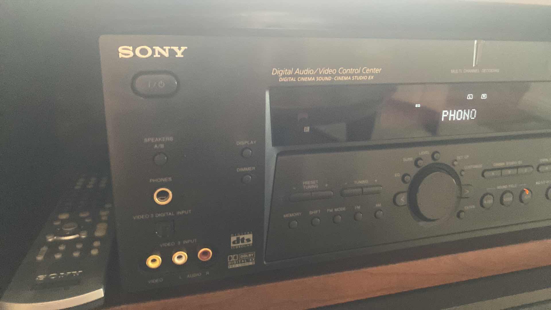 Photo 1 of SONY DIGITAL AUDIO VIDEO CONTROL CENTER WITH REMOTE