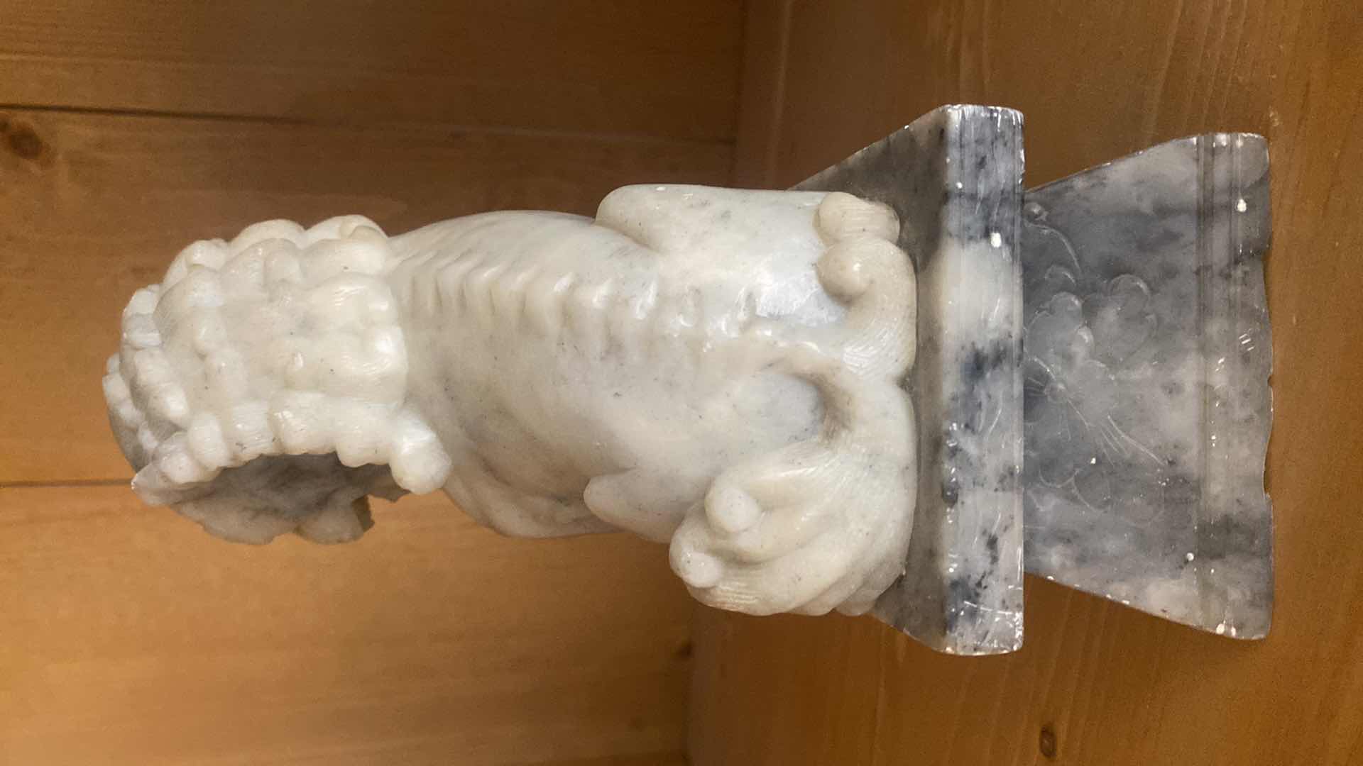 Photo 1 of SOAPSTONE FU DOG FIGURINE 5” x 7 1/2”
