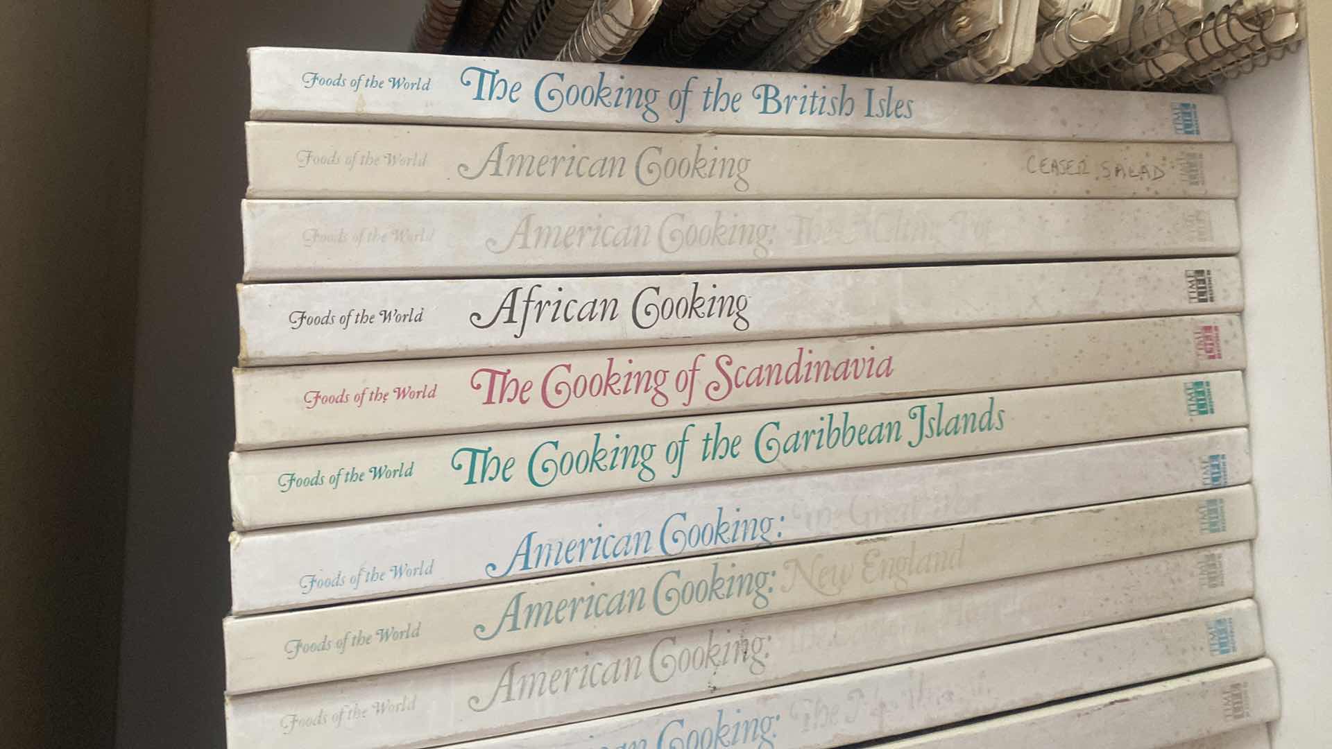 Photo 1 of SHELF OF COOK BOOKS INCLUDING CHEFS OF THE WORLD TIME LIFE BOOKS