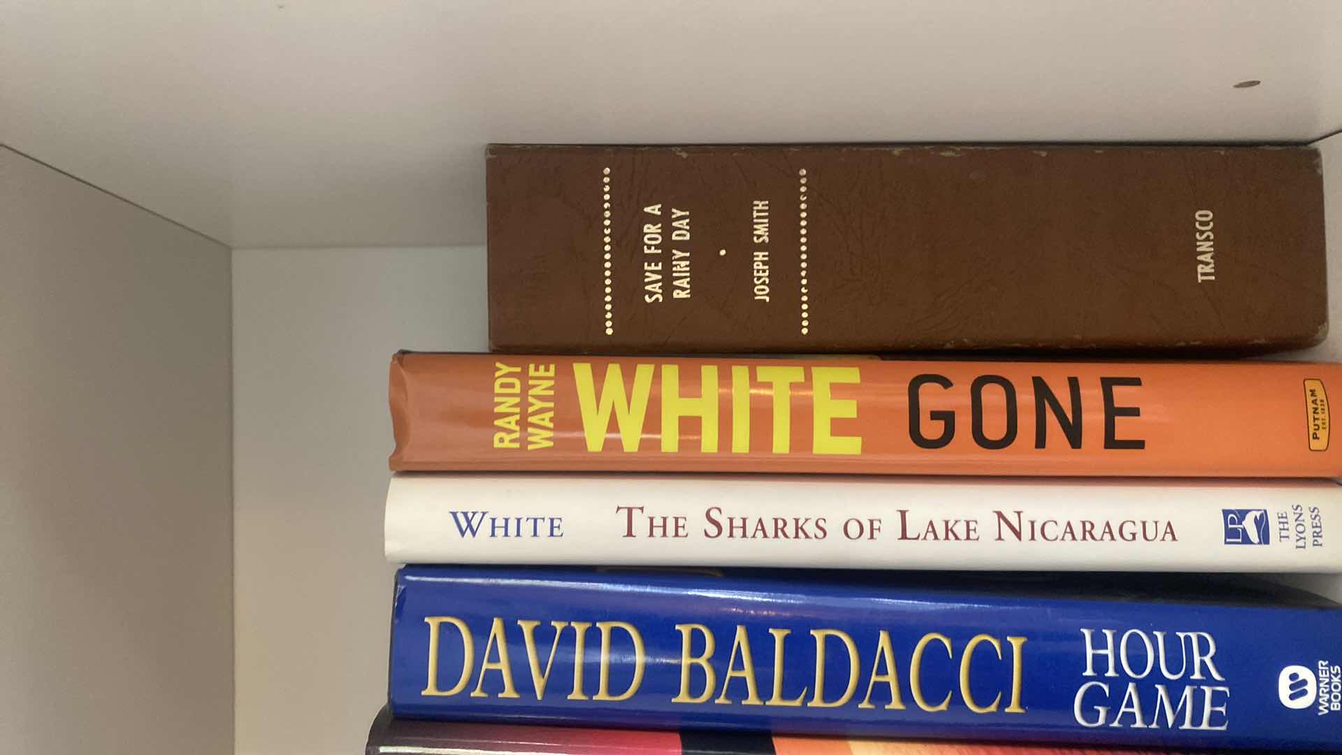 Photo 1 of SHELF OF HARDBOUND BOOKS