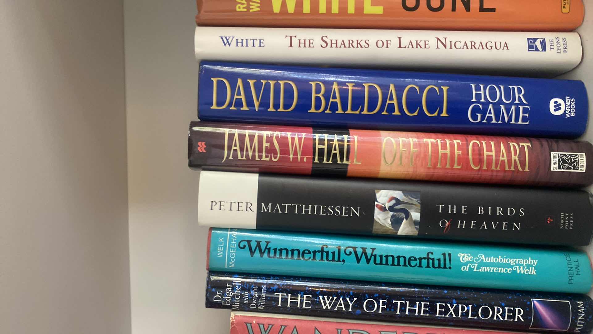 Photo 1 of SHELF OF HARDBOUND BOOKS