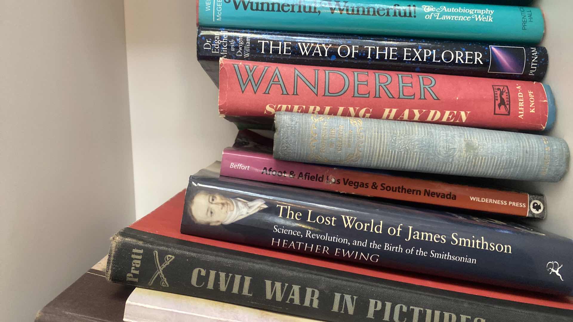 Photo 1 of SHELF OF HARDBOUND BOOKS