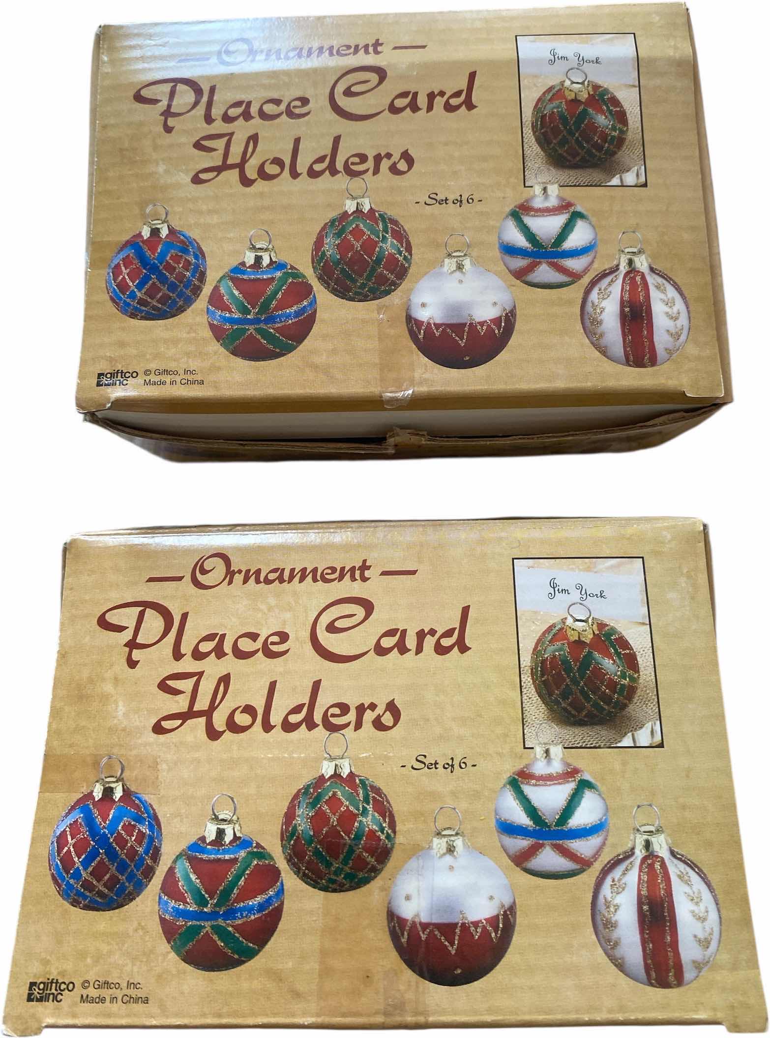 Photo 1 of 12 - HOLIDAY ORNAMENT PLACE HOLDERS