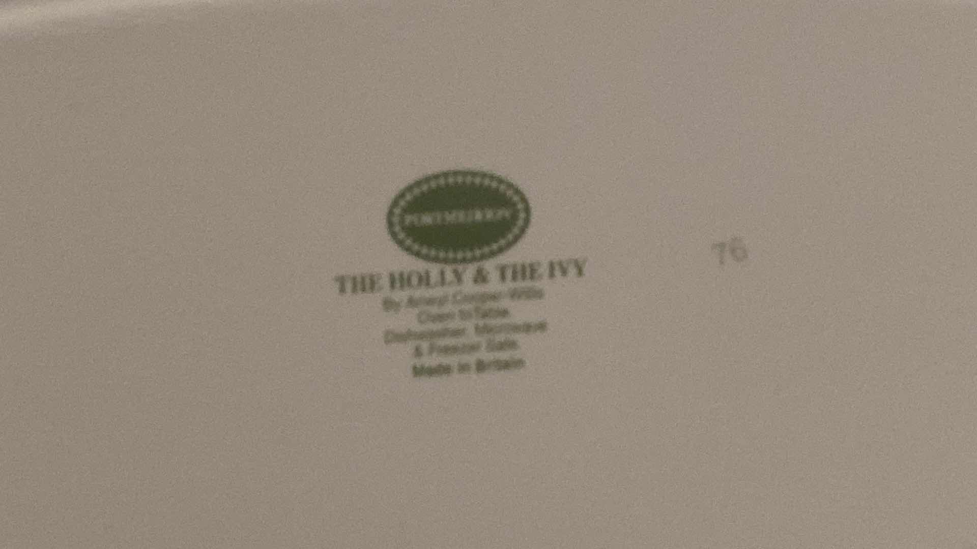 Photo 1 of LARGE HOLLY & IVY TURKEY PLATTER 20”