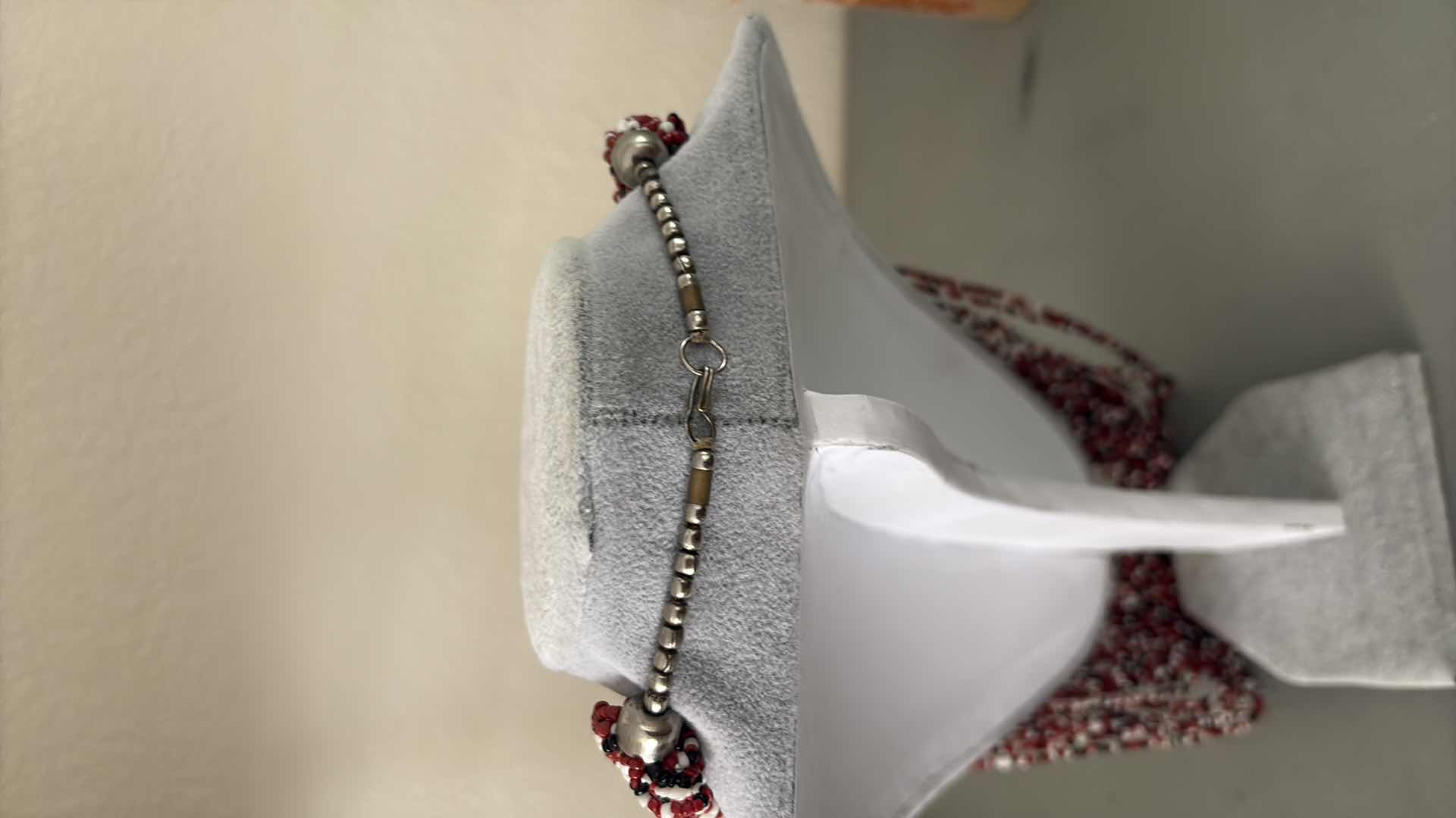 Photo 1 of BEADED CHOKER COLLAR AND LONG NECKLACE