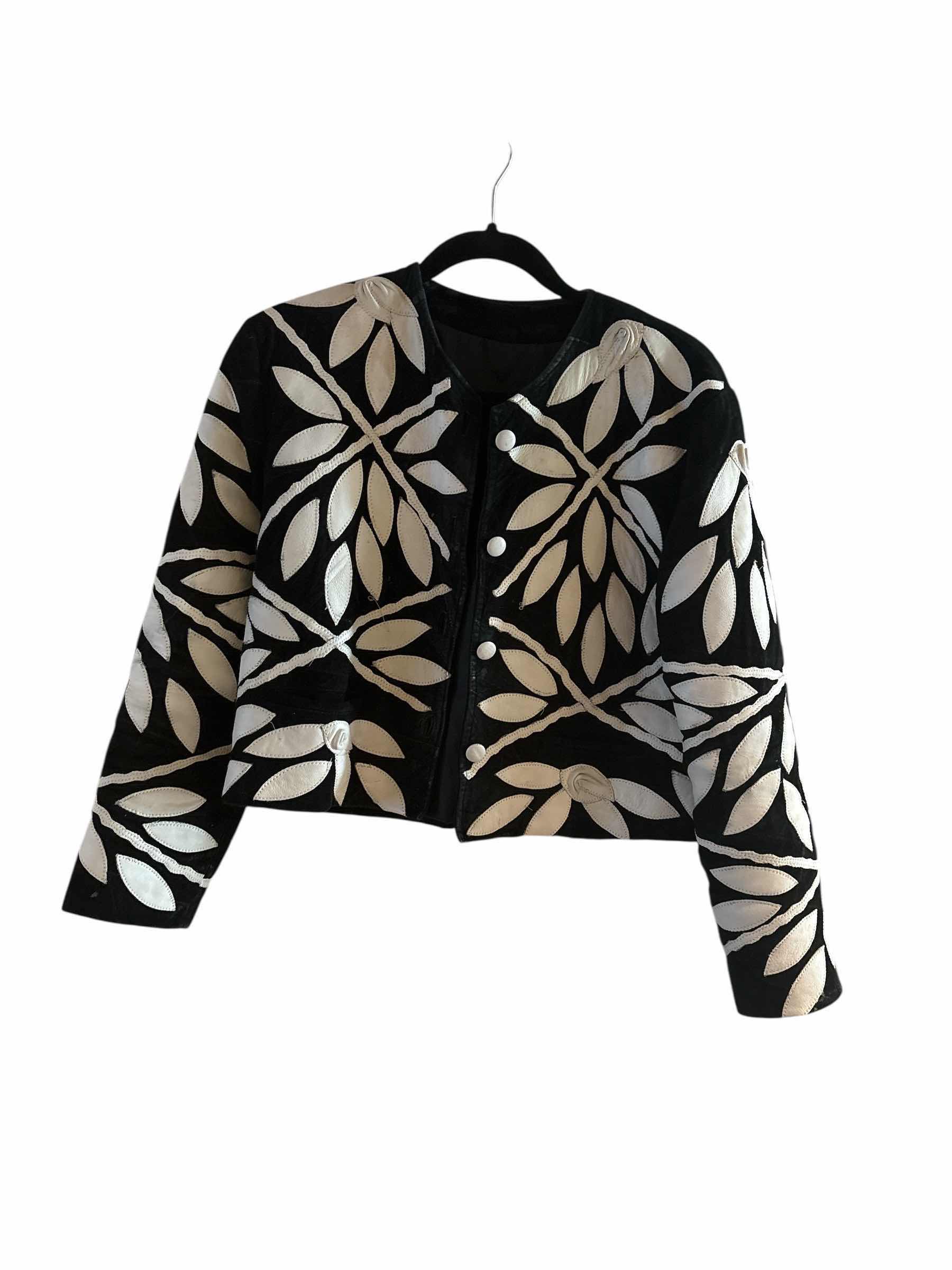 Photo 1 of WOMENS SUEDE AND LEATHER CROP JACKET WOMENS MEDIUM