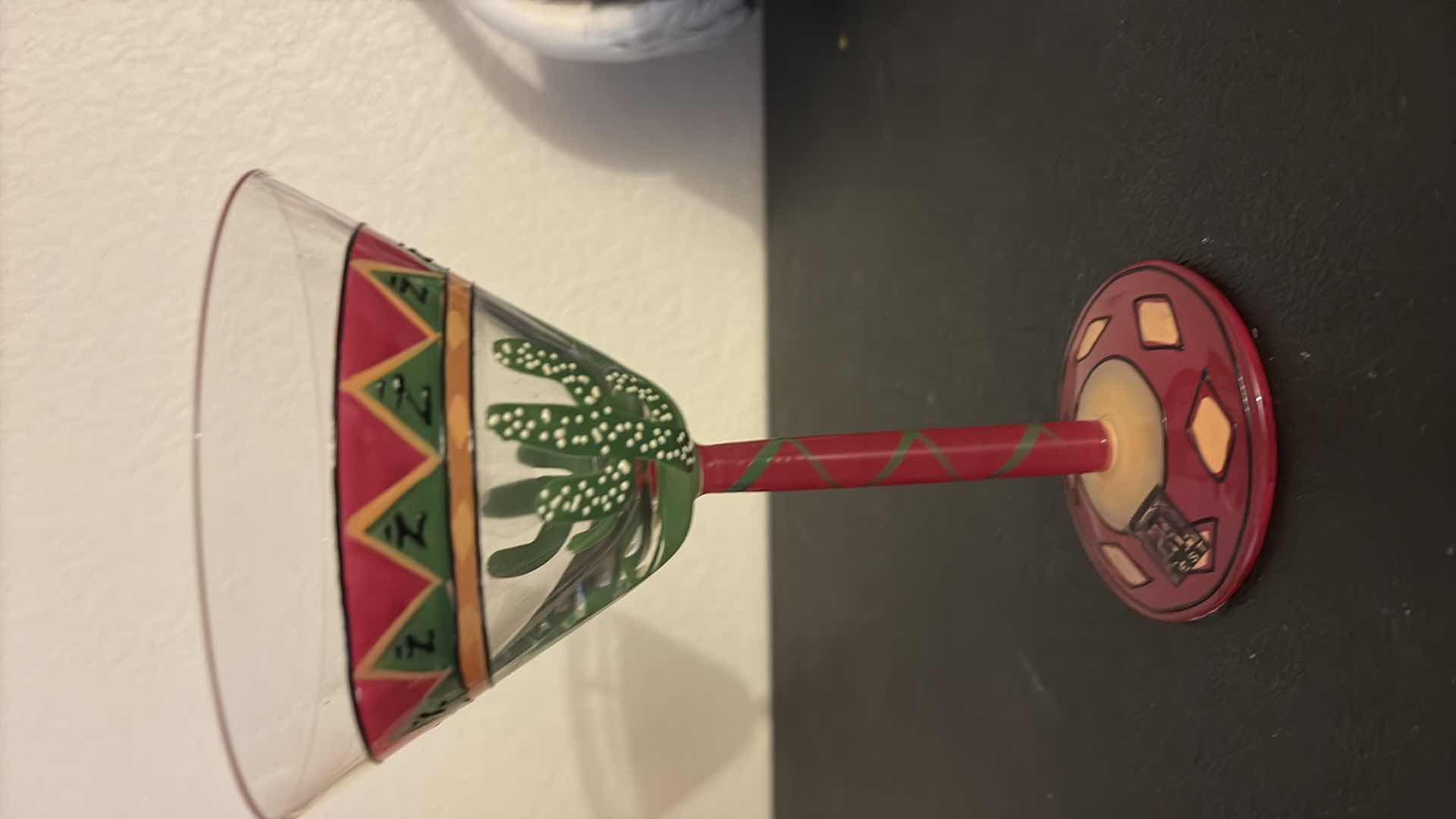 Photo 1 of CACTUS MARTINI GLASSES 7”
