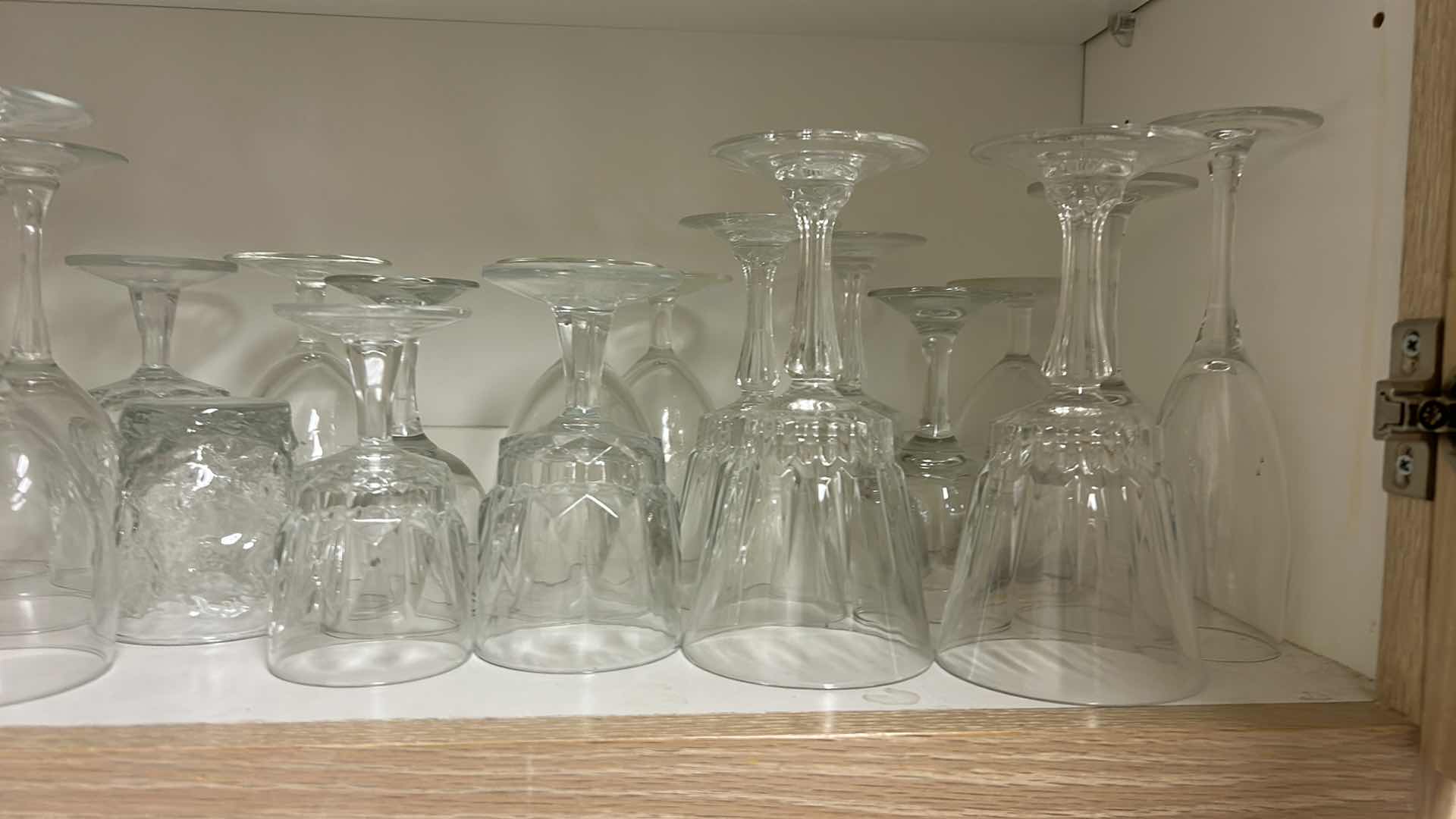 Photo 1 of 2 SHELVES OF STEMWARE