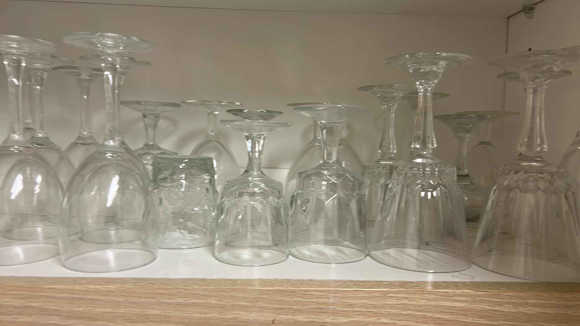 Photo 1 of 2 SHELVES OF STEMWARE