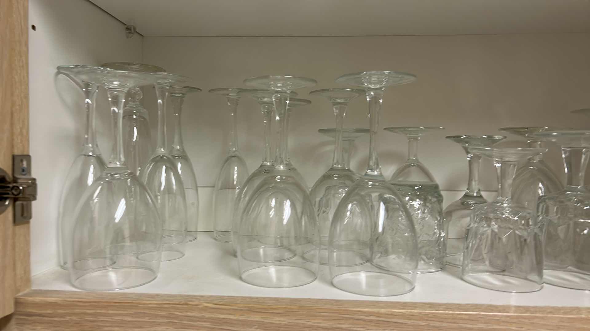 Photo 1 of 2 SHELVES OF STEMWARE