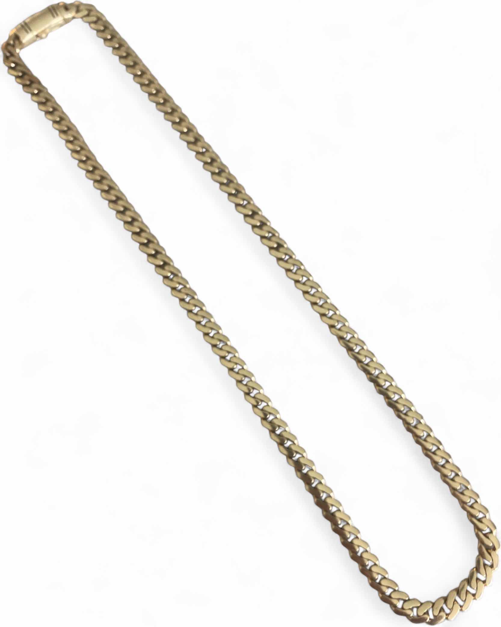 Photo 1 of 10K YELLOW GOLD CLASSIC MIAMI LINK NECKLACE 21 1/2” 25.5G #48