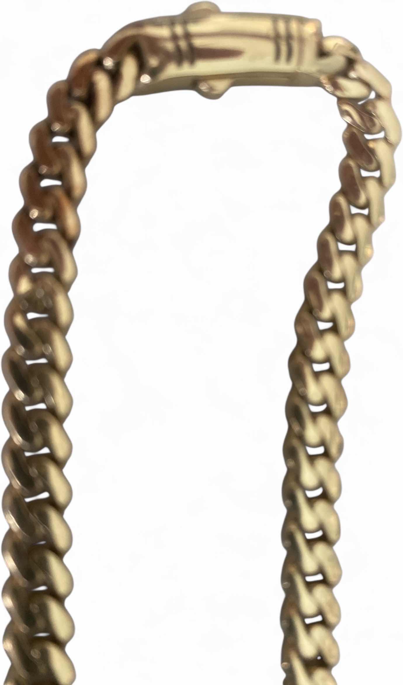 Photo 1 of 10K YELLOW GOLD CLASSIC MIAMI LINK NECKLACE 21 1/2” 25.5G #48