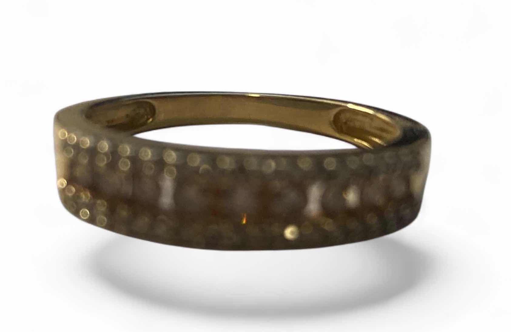 Photo 1 of 10K YELLOW GOLD WITH 1ctw DIAMOND 2.6G RING SIZE 8  #44