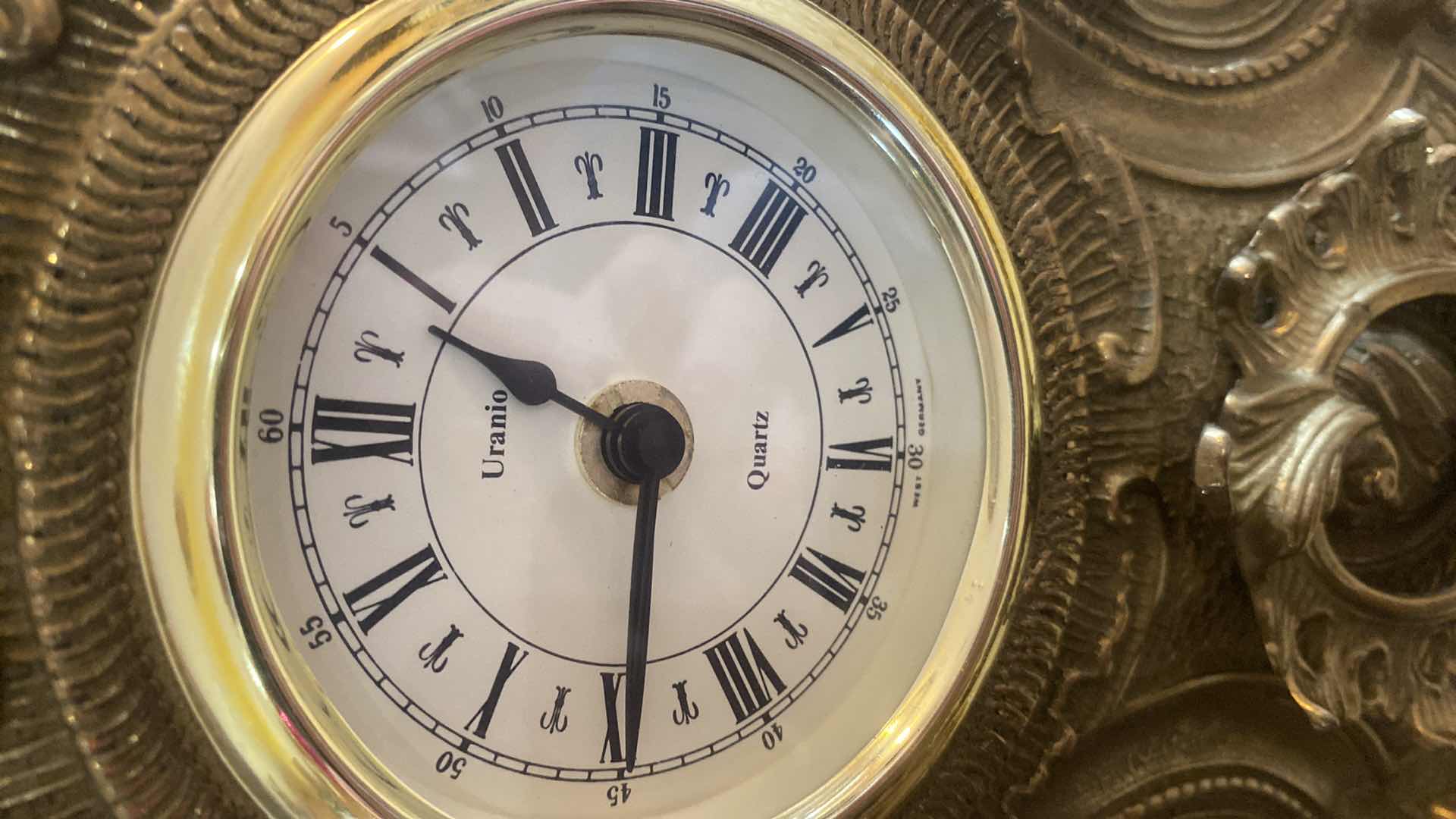 Photo 1 of URANIO BRASS CLOCK H14”