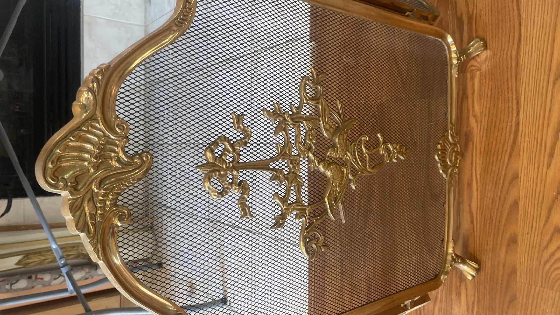 Photo 1 of BRASS FIRE PLACE SCREEN 40” x 29”
