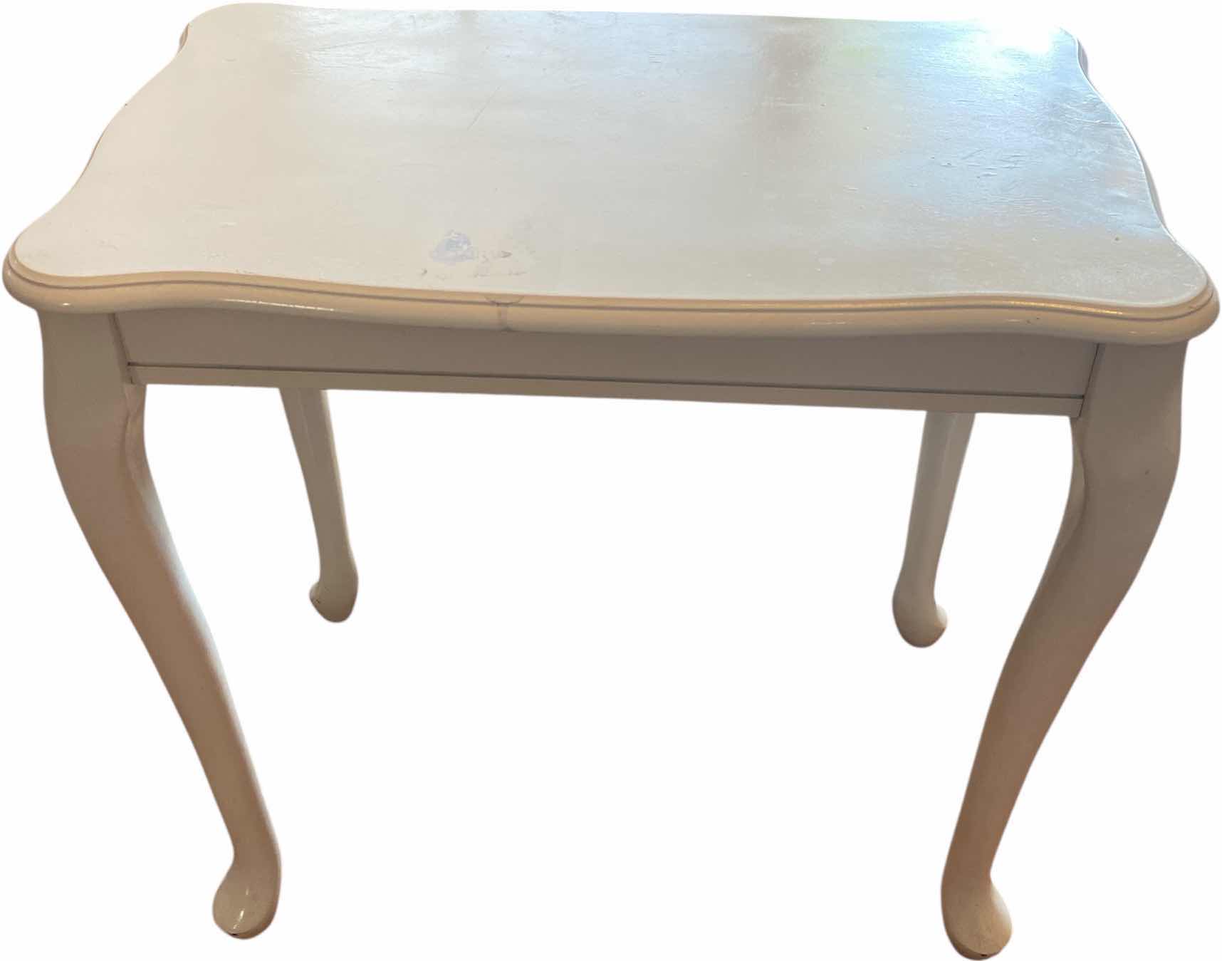 Photo 1 of QUEEN ANNE LEG END TABLE 22” x 13 1/2” H 23”