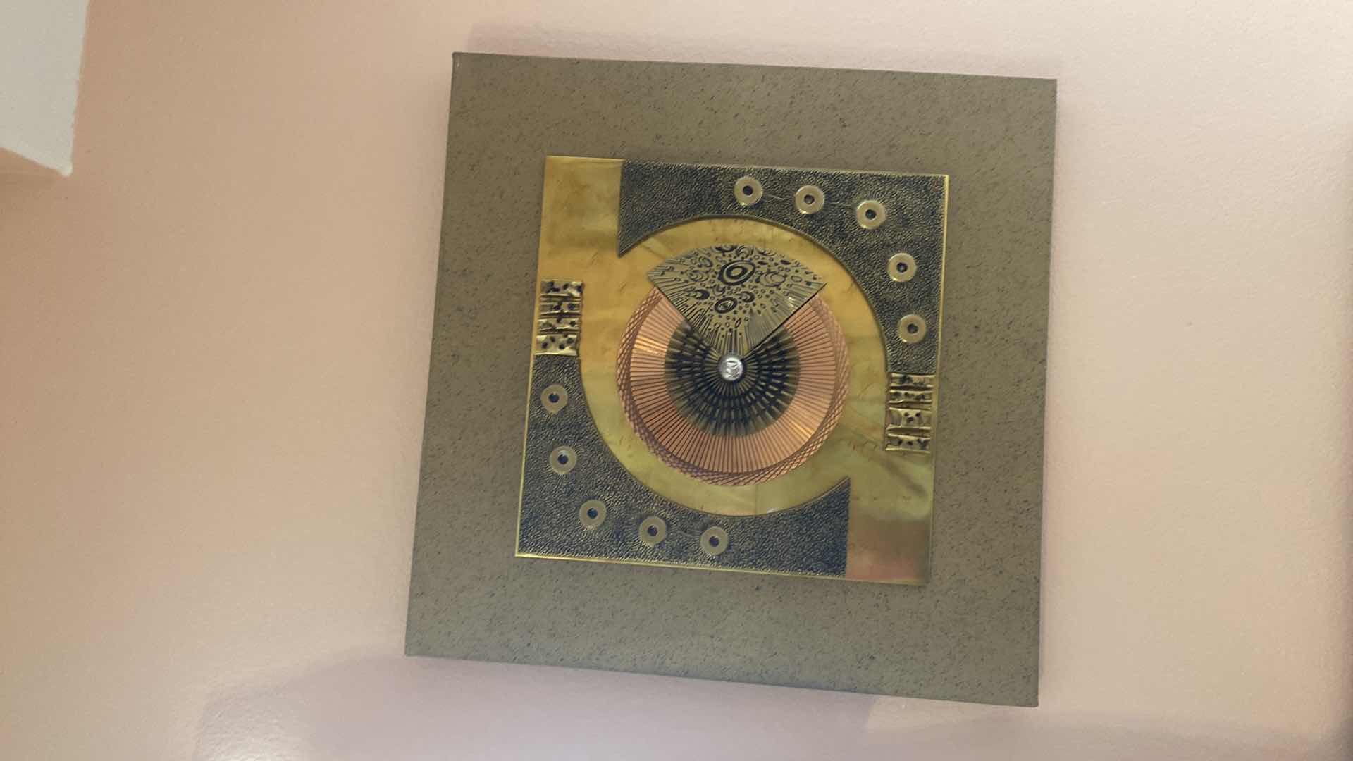 Photo 1 of FRAMED GEOMETRIC ARTWORK 30” x 30”