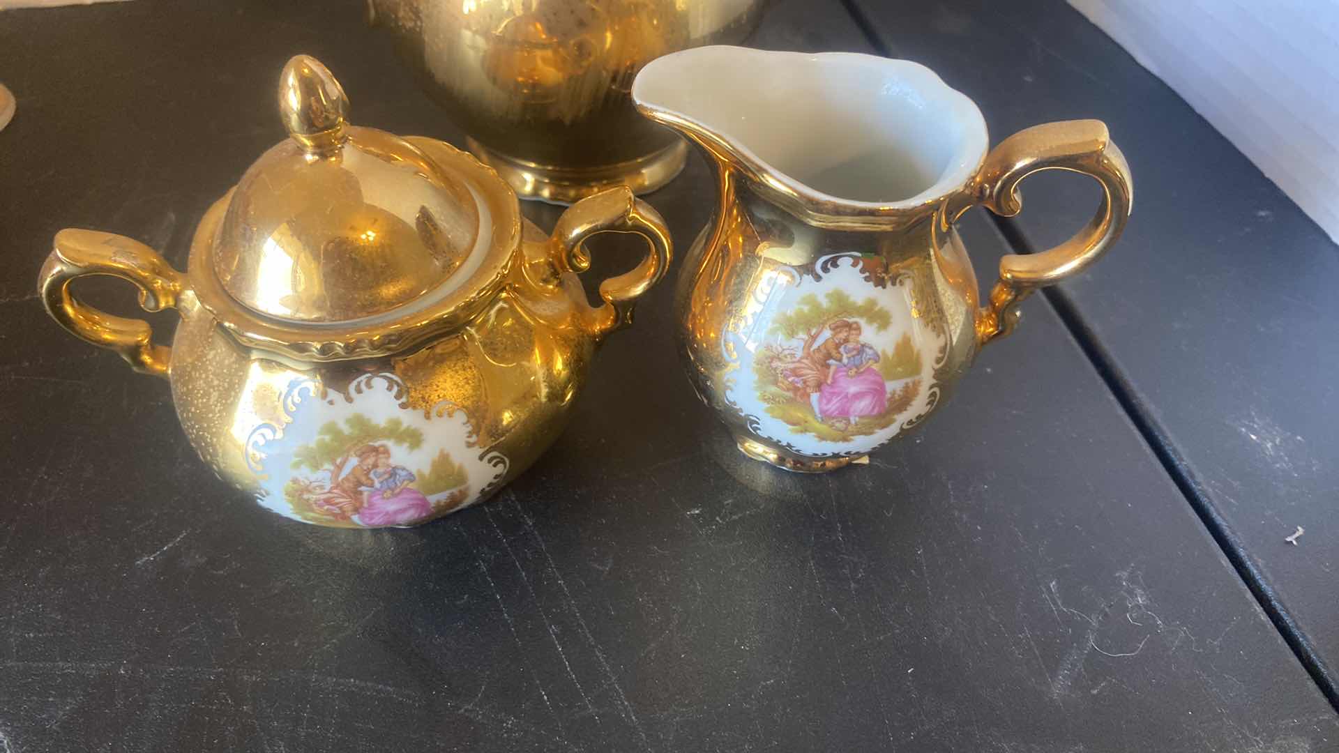 Photo 1 of 3 PIECE TEA SET 24K GOLD FROM BAVARIA GERMANY